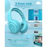 Casque Enfant - Confortable et Durable, Idéal pour l'École et Le Travail, Cadeau Parfait pour Enfants, Fils, Filles - Son de Hau