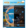 Casque d'écoute pour enfants pour l'école avec microphone 85/94 db limiteur de volume jack 3,5 mm casque filaire pliable avec sh