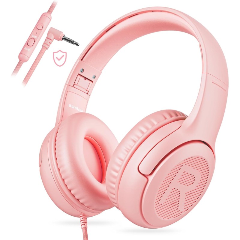 Casque Enfant - Confortable et Durable, Idéal pour l'École et Le Travail, Cadeau Parfait pour Enfants, Fils, Filles - Son de Hau