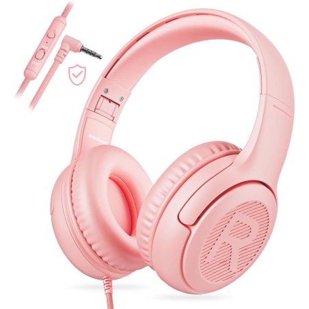 Casque Enfant - Confortable et Durable, Idéal pour l'École et Le Travail, Cadeau Parfait pour Enfants, Fils, Filles - Son de Hau