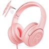 Casque Enfant - Confortable et Durable, Idéal pour l'École et Le Travail, Cadeau Parfait pour Enfants, Fils, Filles - Son de Hau