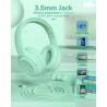 Casque Audio Enfant, Casque Enfant Filaire avec Volume Limité 85/94db, Fil 3.5 Mm, Pliable, Partager l’Audio, Micro Integré pour
