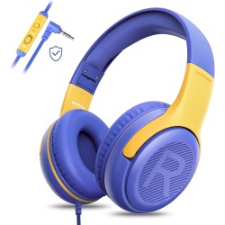 Casque Audio Enfant Filaire - Confortable et Durable, Idéal pour l'École et Le Travail, Cadeau Parfait pour Enfants, Fils, Fille