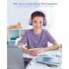Casque Audio Enfant Filaire - Confortable et Durable, Idéal pour l'École et Le Travail, Cadeau Parfait pour Enfants, Fils, Fille