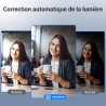 4K Webcam PC avec Micro & Trépied Métallique, Full HD 1080p@60FPS, PDAF Autofocus, Son Stéréo Clair, Correction de la Lumière, U