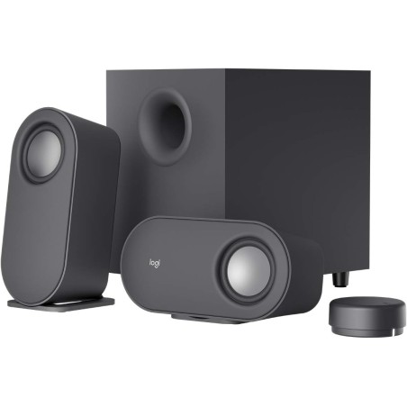 Logitech z407 haut-parleurs bleutooth pour ordinateur avec caisson de basses et contrôle sans fil, son immersif, audio premium a