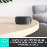 Logitech z407 haut-parleurs bleutooth pour ordinateur avec caisson de basses et contrôle sans fil, son immersif, audio premium a