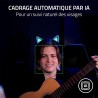 Razer Kiyo V2 - Webcam 4K @ 30 IPS avec Cadrage Automatique par IA - Amélioration de l'image en Un clic - Plage Dynamique élevée