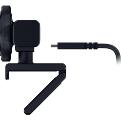 Razer Kiyo V2 - Webcam 4K @ 30 IPS avec Cadrage Automatique par IA - Amélioration de l'image en Un clic - Plage Dynamique élevée