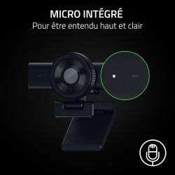 Razer Kiyo V2 X - Webcam Full HD 1080p, 60 FPS pour Les créateurs - Autofocus Rapide - Objectif Grand Angle - Micro intégré - Co