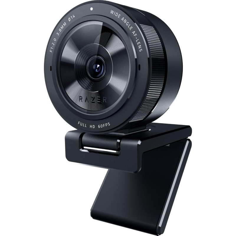 Razer Kiyo Pro - Webcam de Streaming (1080p 60 FPS Capteur Lumineux Adaptatif de Haute Performance, Microphone intégré et Autofo
