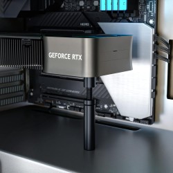 Support pour carte graphique GPU, support de carte vidéo, support anti-affaissement, support GPU (L, 74-120 mm)
