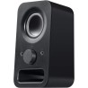 Logitech Z150 Enceinte PC, son stéréo, 2 haut-parleurs, puissance de crête de 6 watts, entrée 3,5 mm, contrôleur de haut-parleur