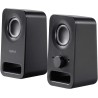 Logitech Z150 Enceinte PC, son stéréo, 2 haut-parleurs, puissance de crête de 6 watts, entrée 3,5 mm, contrôleur de haut-parleur