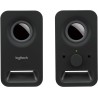 Logitech Z150 Enceinte PC, son stéréo, 2 haut-parleurs, puissance de crête de 6 watts, entrée 3,5 mm, contrôleur de haut-parleur