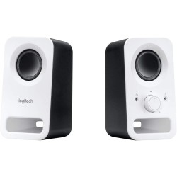 Logitech Z150 Enceinte PC, son stéréo, 2 haut-parleurs, puissance de crête de 6 watts, entrée 3,5 mm, contrôleur de haut-parleur