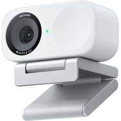 Insta360 Link 2C Pack Standard Blanc Arctique - Webcam 4K pour PC/Mac, capteur 1/2", Cadrage Auto, HDR, Micro à réduction de Bru