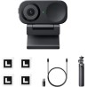 Insta360 Link 2C Pack trépied Noir Graphite - Webcam 4K pour PC/Mac, capteur 1/2", Cadrage Auto, HDR, Micro à réduction de Bruit