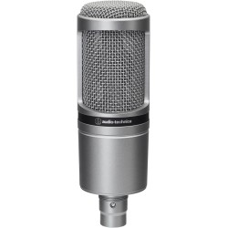 Audio-Technica AT2020GM Microphone Cardioïde à Électret Argent