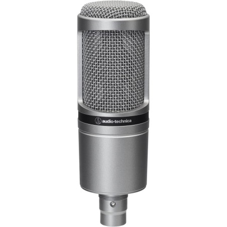 Audio-Technica AT2020GM Microphone Cardioïde à Électret Argent
