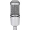 Audio-Technica AT2020GM Microphone Cardioïde à Électret Argent