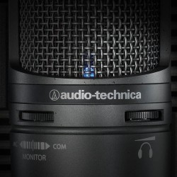 Audio-Technica 2020USB+ Microphone Cardioïde à Électret (connexion USB) Gris Foncé