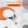 Casque Audio Enfant Filaire avec Microphone, Volume Limité à 85/94 DB, Casque Prise Jack Enfant, Ecouteurs Filaire, Pliable, pou