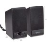 Amazon Basics Enceintes pour ordinateurs de bureau ou portables , Alimentation USB, lot de 1, Noir