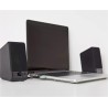 Amazon Basics Enceintes pour ordinateurs de bureau ou portables , Alimentation USB, lot de 1, Noir