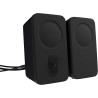 Amazon Basics Haut-parleurs pour ordinateurs de bureau ou portables , Alimentation secteur (prise UE), lot de 2, Noir