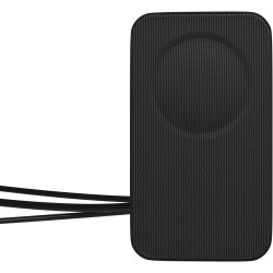 Amazon Basics Haut-parleurs pour ordinateurs de bureau ou portables , Alimentation secteur (prise UE), lot de 2, Noir