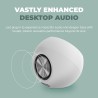 Creative pebble pro (noir) enceintes d'ordinateur 2.0 usb-c avec bleutooth 5.3 et éclairage rvb personnalisable, audio usb et po