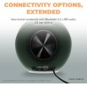 Creative pebble pro (noir) enceintes d'ordinateur 2.0 usb-c avec bleutooth 5.3 et éclairage rvb personnalisable, audio usb et po