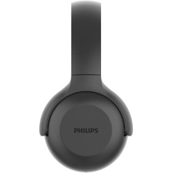 Philips audio tauh202bk casque bleutooth on ears (sans fil, 15 heures de batterie, oreillettes souples, microphone, pliable) noi