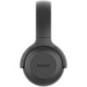 Philips audio tauh202bk casque bleutooth on ears (sans fil, 15 heures de batterie, oreillettes souples, microphone, pliable) noi