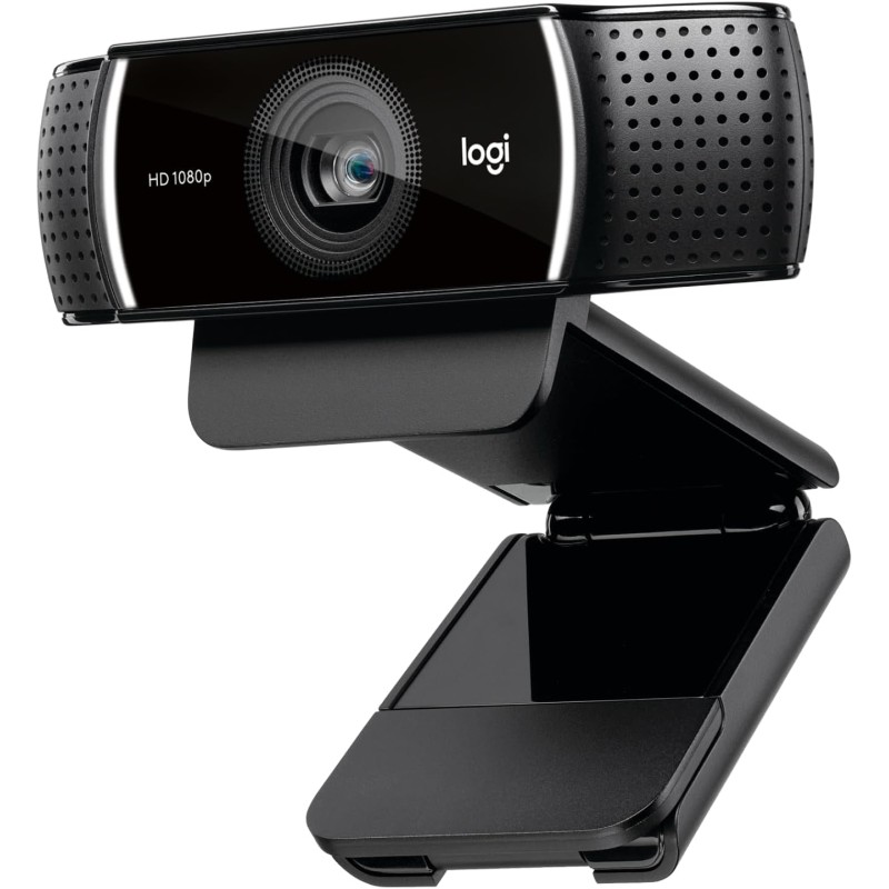 Webcam 1080p Logitech Pro - Coloris noir C922 Noir
