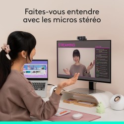 Webcam 1080p Logitech Pro - Coloris noir C922 Noir
