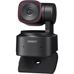 OBSBOT Tiny 2 Lite Webcam 4K pour PC, Caméra De Streaming PTZ avec Suivi IA, Capteur 1/2", Contrôle par Gestes, 60 FPS, HDR, Mic