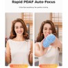 OBSBOT Tiny 2 Lite Webcam 4K pour PC, Caméra De Streaming PTZ avec Suivi IA, Capteur 1/2", Contrôle par Gestes, 60 FPS, HDR, Mic