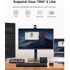 OBSBOT Tiny 2 Lite Webcam 4K pour PC, Caméra De Streaming PTZ avec Suivi IA, Capteur 1/2", Contrôle par Gestes, 60 FPS, HDR, Mic