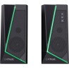 Trust Gaming GXT 609 Zoxa Système d'Enceintes, Haut-parleurs Gamer, 6 Modes d'Éclairage RGB, 12 W, Alimentation USB, Système Aud
