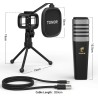 TONOR Micro PC, USB Microphone Condensateur Professionnel pour Gaming Streaming Podcast Studio Enregistrement Singing Youtube Ga
