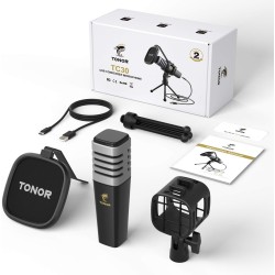 TONOR Micro PC, USB Microphone Condensateur Professionnel pour Gaming Streaming Podcast Studio Enregistrement Singing Youtube Ga