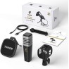 TONOR Micro PC, USB Microphone Condensateur Professionnel pour Gaming Streaming Podcast Studio Enregistrement Singing Youtube Ga