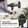 TONOR Microphone PC Gaming Condensateur USB Microphone Podcast Mic Caractère Rénal Micro avec Bras Filtre Popfilter Araignée, po