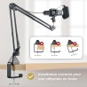 TONOR Microphone PC Gaming Condensateur USB Microphone Podcast Mic Caractère Rénal Micro avec Bras Filtre Popfilter Araignée, po