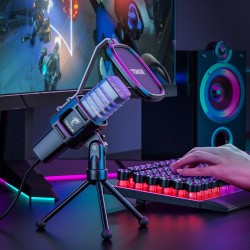 TONOR Micro PC Gaming USB Microphone Condensateur Professionnel pour Streaming Podcast Studio Enregistrement Singing Youtube Gam