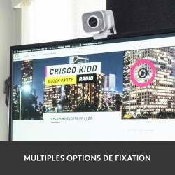 Logitech StreamCam : webcam pour streaming YouTube et Twitch, full HD 1080p 60Fps, connexion USB-C, détection des visages par IA
