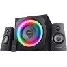 Trust Gaming GXT 629 Tytan RGB Enceinte PC Gamer 2.1 avec Caisson de Basses, 120 W, LED RGB, Télécommande sans Fil, Haut Parleur