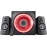 Trust Gaming GXT 629 Tytan RGB Enceinte PC Gamer 2.1 avec Caisson de Basses, 120 W, LED RGB, Télécommande sans Fil, Haut Parleur